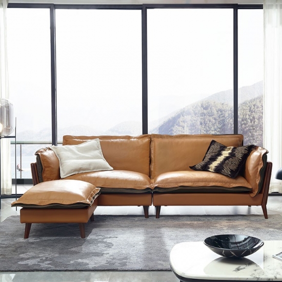 Simulated Artificial Synthetic Leather Sofa Company