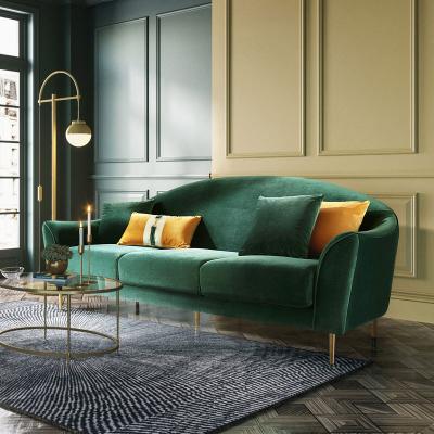  Fabric sofa living room Nordic style furniture three person combination suit sofa