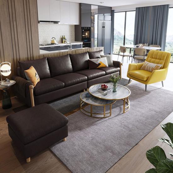 Modern Sectional  Leather Sofa Set