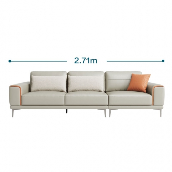 L Shaped Chesterfield Style Corner Sectional Sofa