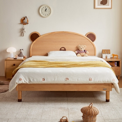 Chinese Solid Wood Kids Bed