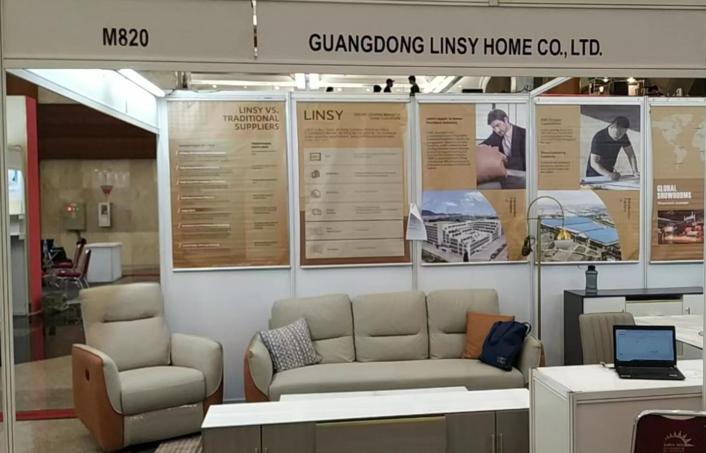LINSY exhibido en China Homelife Indonesia 2022
