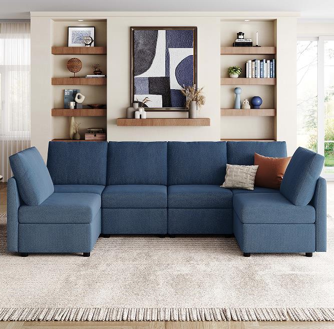 LINSY Muebles para el hogar Nuevo sofá modular para venta al por mayor